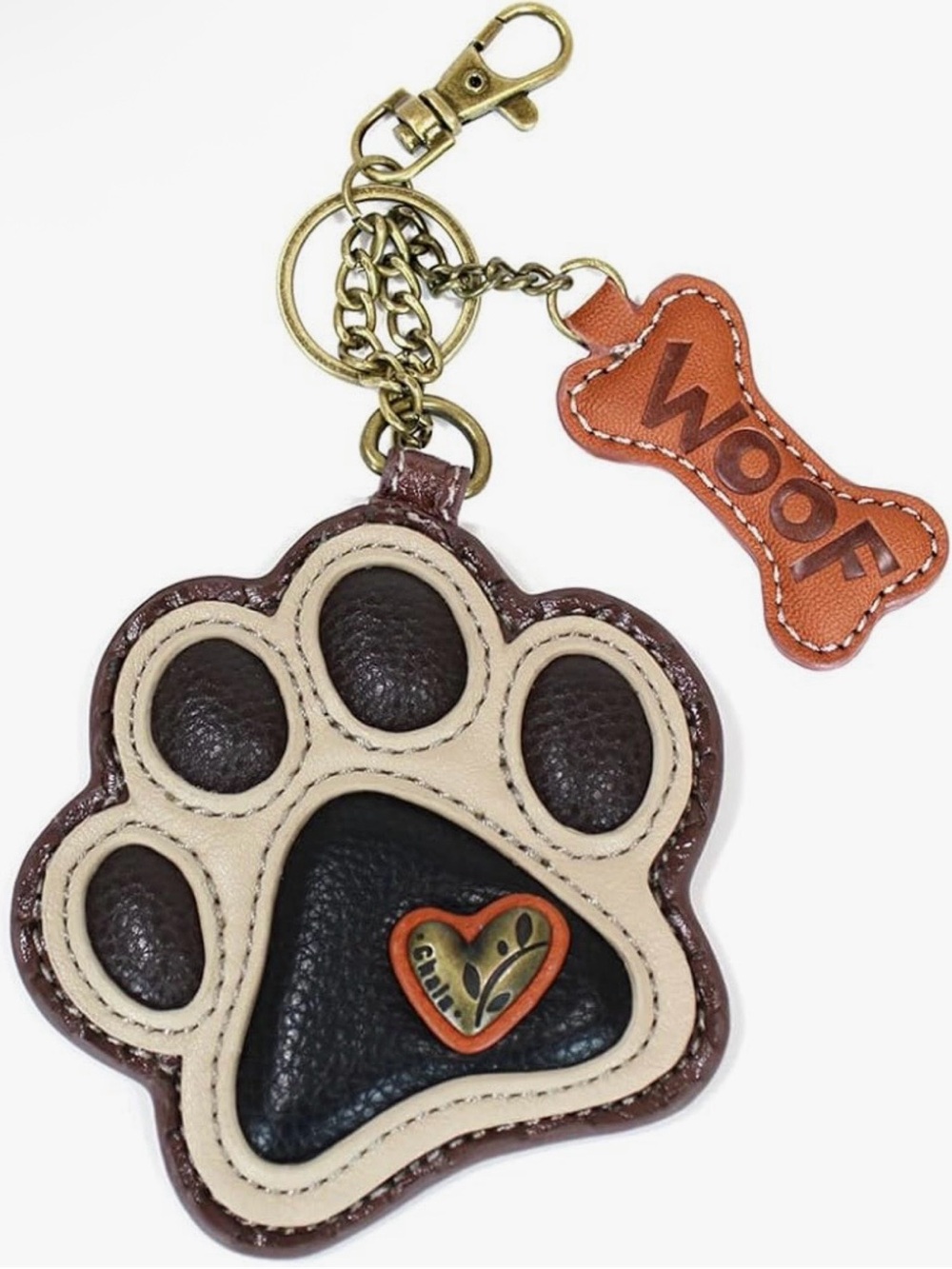 Chala dog paw coin purse keychain bag charm NWT